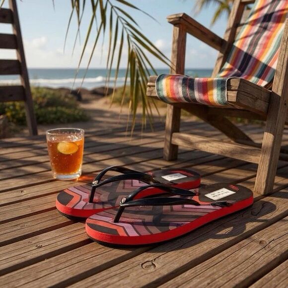 Kate Spade New York Size 8M Monette Flip Flops Sandals Multi Colored - Picture 11 of 11